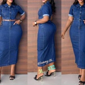 Denim dress