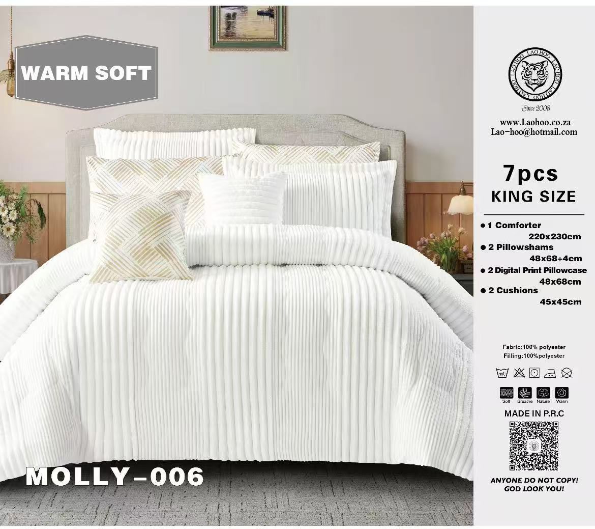 Warm soft comforters 7 pieces