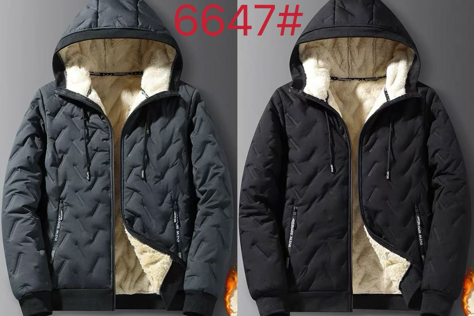 winter jacket with inside fur