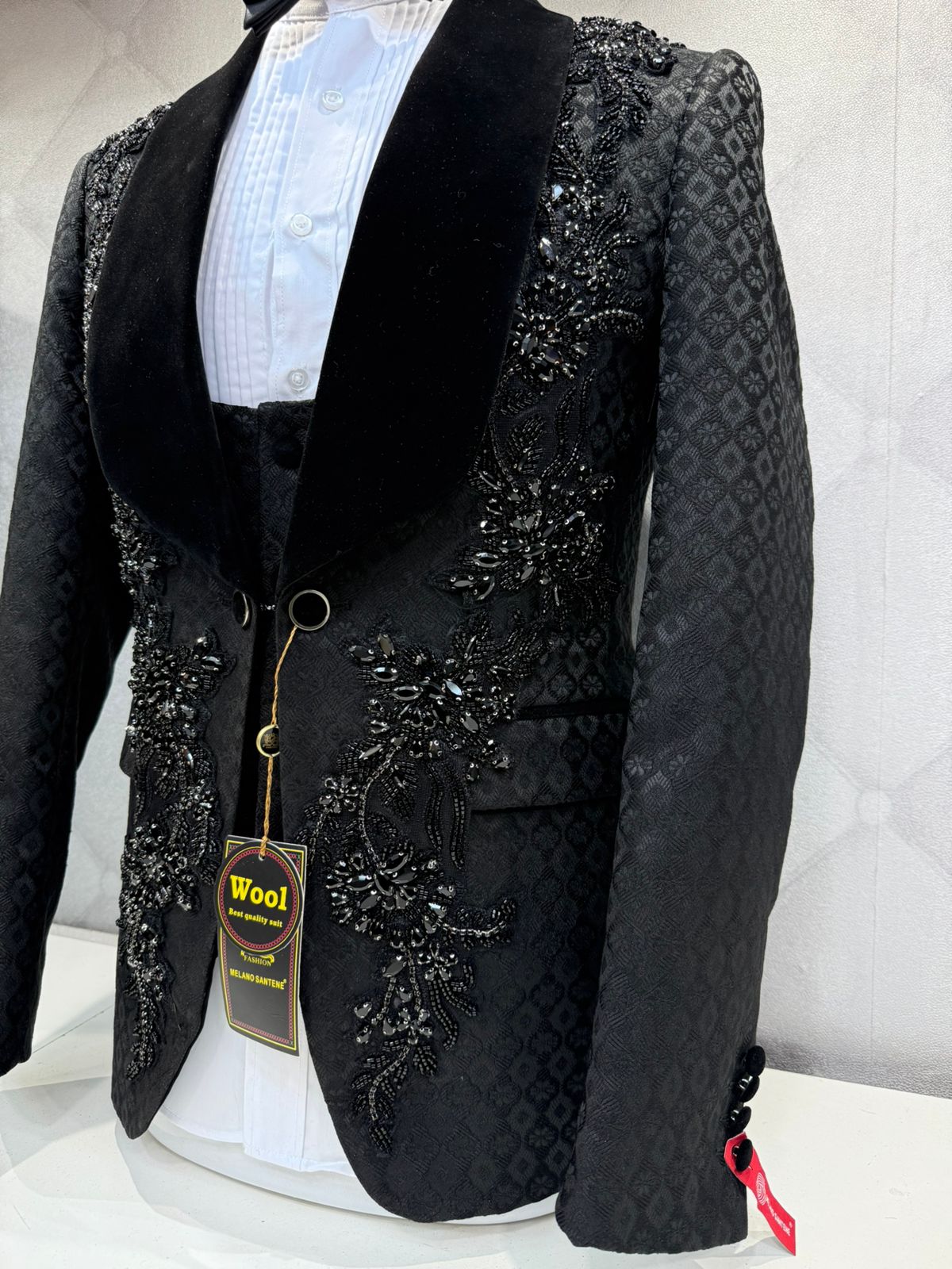 black 3pc turkey suits