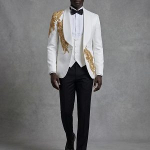 white 3pc turkey suits