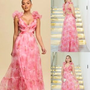 floral stylish dress