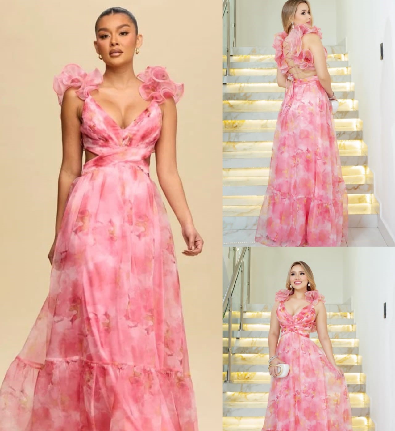 floral stylish dress