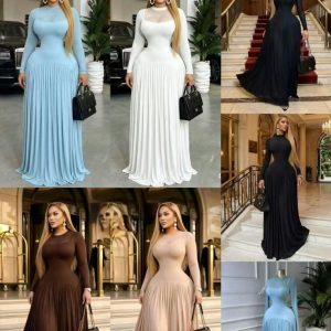 long stylish dress